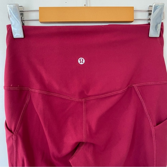 Lululemon Athletica Berry High-Waisted Leggings Size 10 - Picture 5 of 8